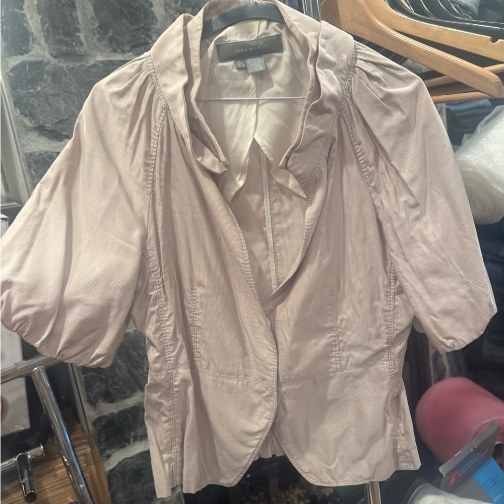 Zara Blush Beige Blazer